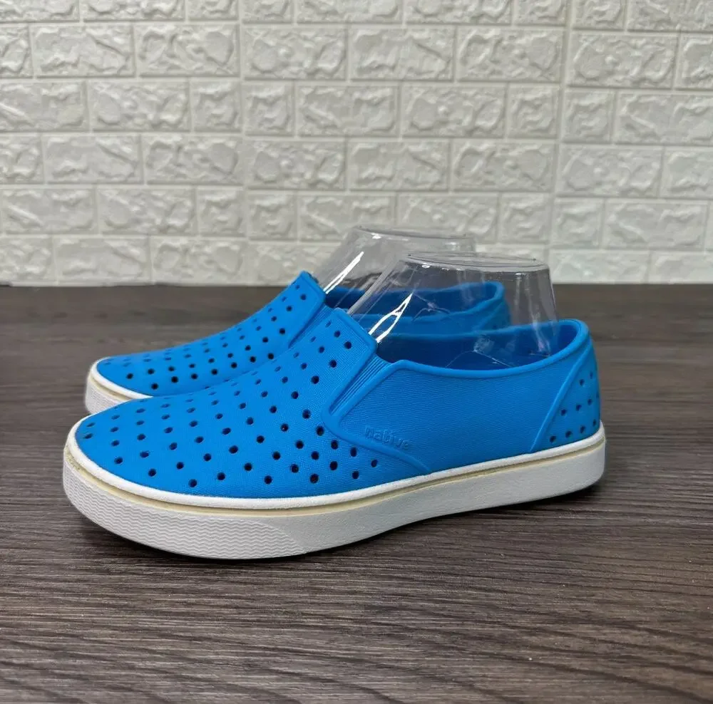 Native Jefferson Miles Shoe US Men 5 WMNS 7 Rubber Slip-On Flats Lightweight